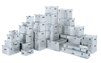 Aluminiumskasser for transport